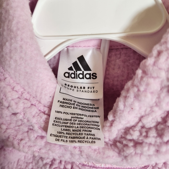 Adidas Pink and Gray Matching Leggings Set - Picture 6 of 7